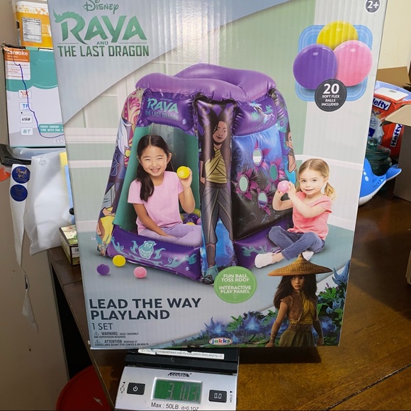 Disney Raya & The Last Dragon 20 Ball Pit Playland Black - Picture 4 of 9